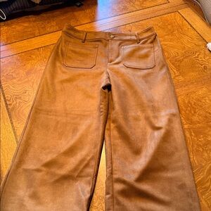 LOFT Brown Wide Leg Pants